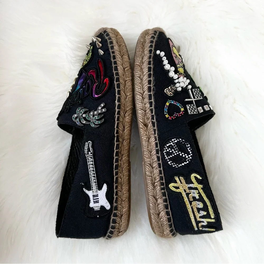 Marc Jacobs Espadrille Sz 37 US 7 Sienna Charms Funky Street Spain Made Shoes